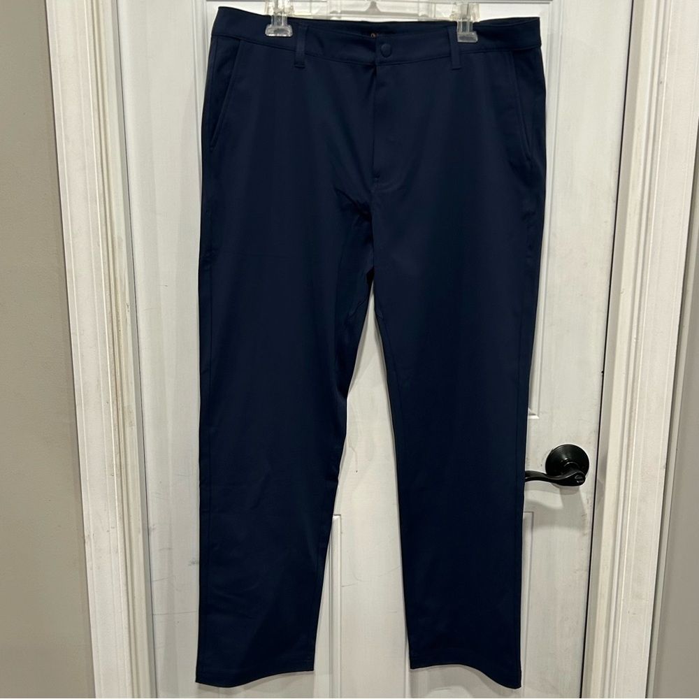 Quince Men's Protech Golf Pant, Wavecrest Blue 36x30 Stretch, Moisture Wick NWT